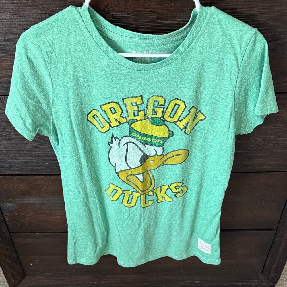 Original Retro Brand Green Oregon Ducks Tee